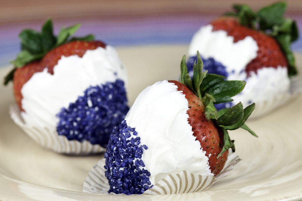 colorful strawberries